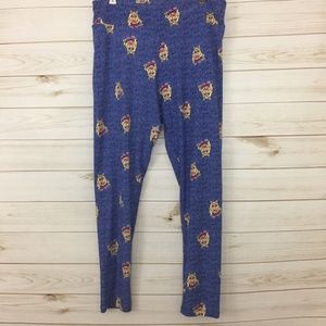 Disney LuLaRoe Miss Piggy Tall & Curvy Leggings